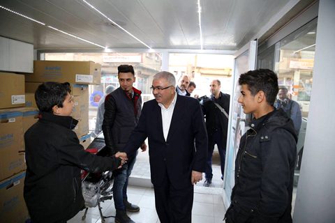 Akdoğan cumhuriyet caddesi ni gezdi