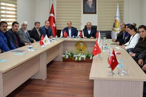2017 yilinin son genel değerlendirme toplantisi yapildi