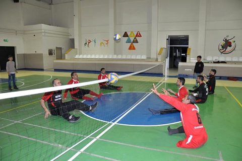 Engelli voleybol takimi hayli iddiali
