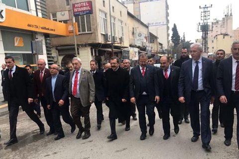 Başkan hisarciklioğlu ve beraberindeki heyet kilis e ziyarette bulundu
