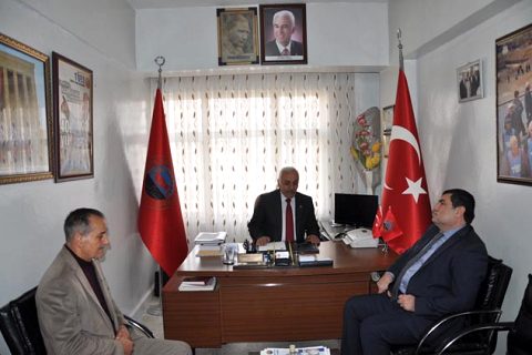 Kaymakam şahinden emekliler derneğine ziyaret