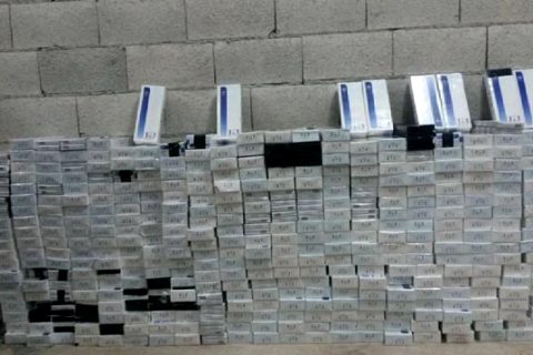 Sigara kaçakçilarina polis engeli