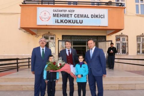 İl Milli Eğitim Müdürü Sayın Cengiz METE ve İlçe Milli Eğitim Müdürü Cengiz GÜNDEŞ  M