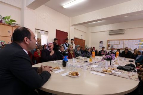 "BENDE VARIM" projesi tanıtım toplantısının ilki TEKEL İlkokulunda İlçe Milli Eğitim 
