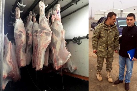 Nizip te bağişlanan kurbanlar mehmetçiklere ulaşti
