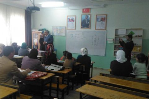 İlçe Milli Eğitim Müdürümüz Cengiz GÜNDEŞ´ten Okuma Yazma Kurslarımıza Ziyaret