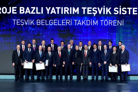 Proje bazli yatirim teşvik sistemi beştepe de tanitildi