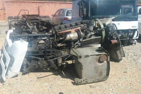 çalinan araci parçalanmiş vaziyette buldular