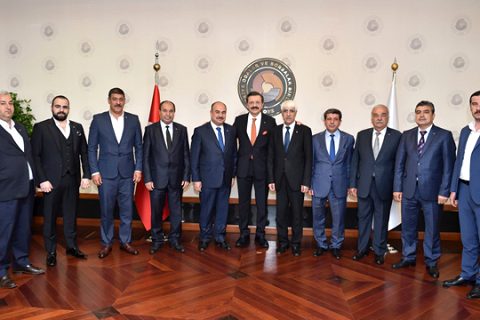 Borsa tobb başkani hisarciklioğlu na ziyaret