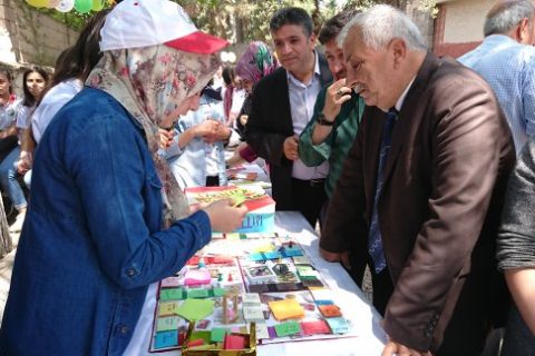 Nizip  Anadolu Lisesi Tubitak 4006 bilim fuarı açılışı yapıldı.