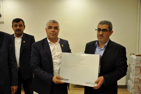 Nizip belediyesi nden muhtarlara bilgisayar