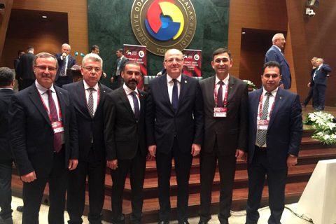 Nto başkani özyurt tobb hizmet şeref belgesi töreninde