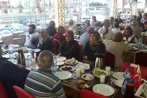 şehit yakinlari ve gaziler iftar yemeğinde buluştu