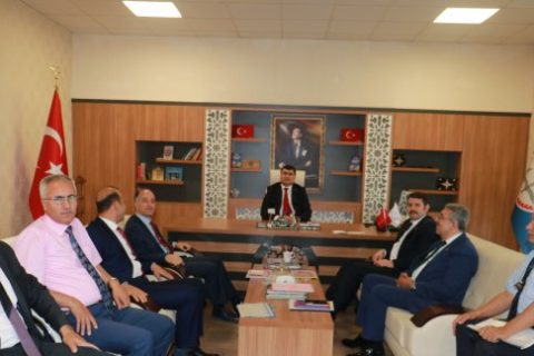 Destek Hizmetleri Genel Müdürü Salih AYHAN ve İnşaat Emlak Dairesi Genel Müdürü Özcan