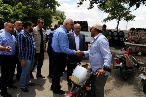 Akdoğan ve erdoğan esnaflari ziyaret etti