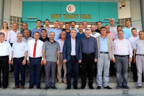 Mhp gaziantep milletvekili sermet atay dan nto ya teşekkür ziyareti