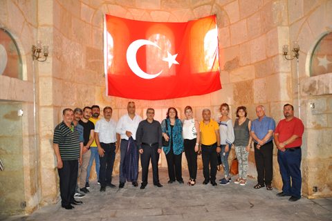 Türsab üyeleri fevkani kilisesi ni ziyaret etti