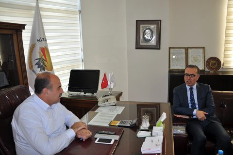 Gaziantep vergi dairesi başkani halil tekin borsamizi ziyaret etti