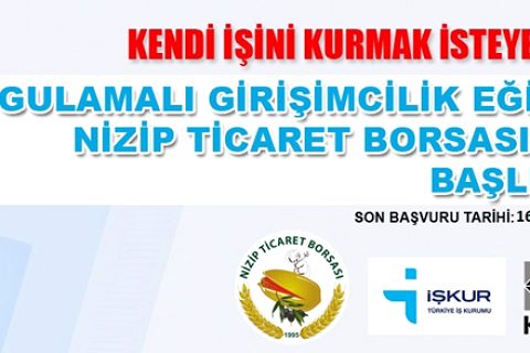 Uygulamali girişimcilik eğitimi için başvurular devam ediyor