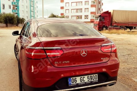 Kirmizi amg paket glc coupe kazasiz-boyasiz