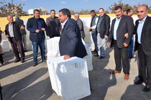 Nizip te çiftçilere destek