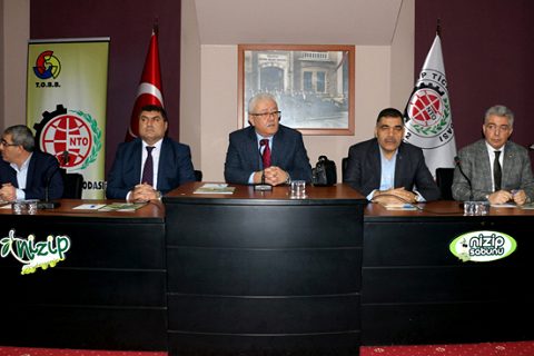 Nto da nizip organize sanayi bölgesi kura çekimi yapildi