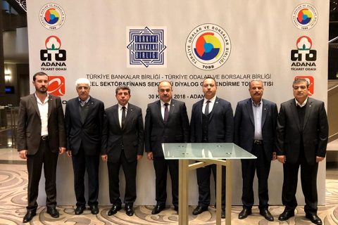 Reel sektör ve finans sektörü diyalog güçlendirme toplantisina katildik