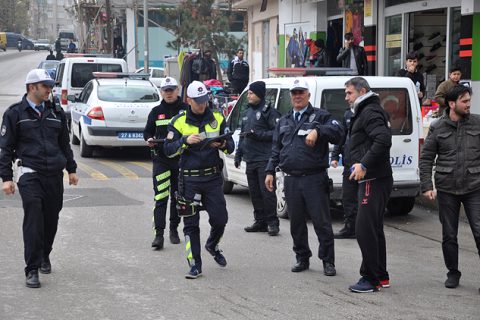 Trafik ekiplerinden denetim