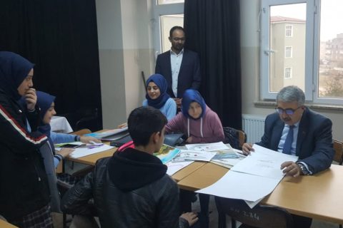 Ilçe milli eğitim müdürümüz cengiz gündeş´ten salih ilhan imam hatip ortaokulu´na ziy