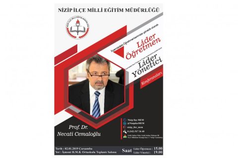 Prof. Dr. Necati cemaloğlu ilçemize geliyor