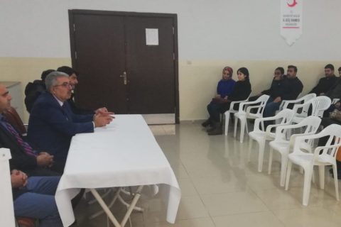 Ilçe milli eğitim müdürümüz cengiz gündeş´in konteyner kent ziyareti