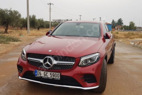 Kirmizi amg paket glc coupe kazasiz-boyasiz