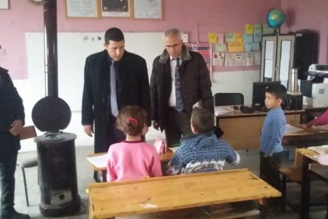 İlçe Milli Eğitim Müdür Vekili Sayın Vehbi ÖZTÜRK´ün Kale İlkokulu ziyareti
