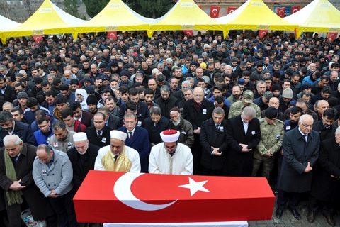 şehit köse son yolculuğuna uğurlandi