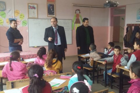 Alahacı İlkokulu ve Ortaokulu Şube Müdürlerimiz Mehmet DEMİR ve Yusuf CİCE tarafından