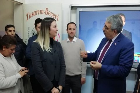 İlçe Milli Eğitim Müdürümüz Sayın Cengiz GÜNDEŞ, Gevence İlkokulu/Ortaokulu´nu ziyare