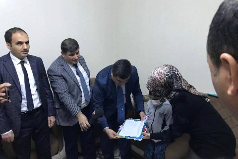 Rahatsizliği karne almasina engel olmadi