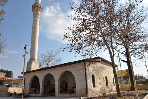 Tahtani leylek camii nde restore çalişmalari bitmek üzere