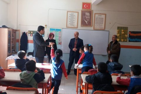 Şube Müdürü Sayın Yusuf CİCE, Mustafa Nevzat Tuncel İlkokulu ve Mustafa Nevzat Tuncel