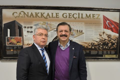 TOBB Başkanı Hisarcıklıoğlu, NTO Başkanı Özyurt ile Görüştü