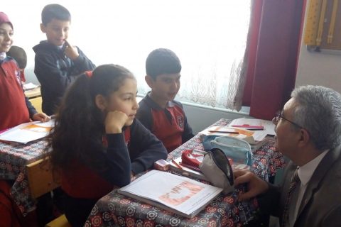 İlçe Milli Eğitim Müdürümüz Cengiz GÜNDEŞ´ten Tekel İlkokulu´na Ziyaret