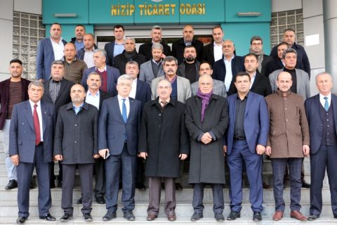 Nizip Belediye Başkan Adayı Mehmet Aslan’dan NTO’ya Ziyaret