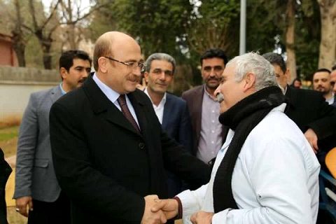 Mehmet sari birecik caddesi esnafiyla buluştu