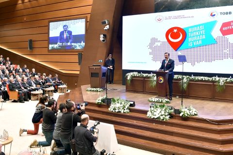 Başkan ibrahim sari istihdam seferberliği tanitim toplantisina katildi