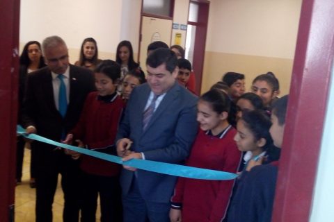 Enver Mebrure Okan Ortaokulu Z-Kütüphane Açılışı Gerçekleştirildi