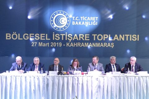 Kahramanmaraşta düzenlenen bölgesel istişare toplantisina katildik