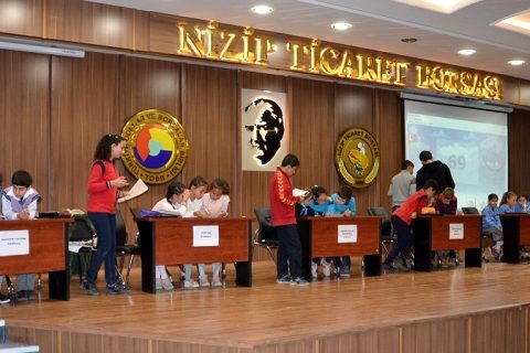 Ilkokullar arasi matematik yarişmasi başladi