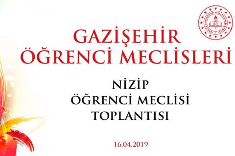 Gazişehir Okul Meclisleri Projesi, Nizip İlçe Meclisi Toplantısı Gerçekleştirildi