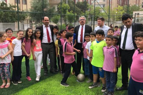 İlçe Milli Eğitim Müdürümüz Sayın Cengiz GÜNDEŞ, Şube Müdürlerimiz Sayın Mehmet DEMİR