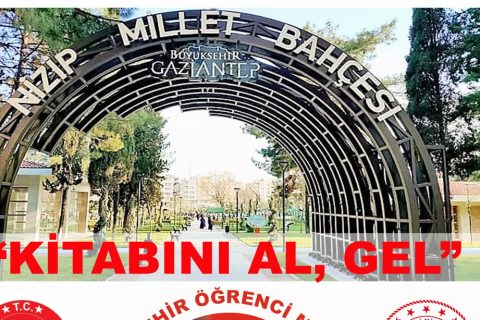 Gazişehir ilçe öğrenci meclisimizin karari ile "kitabini al, gel" okuma etkinliği düz